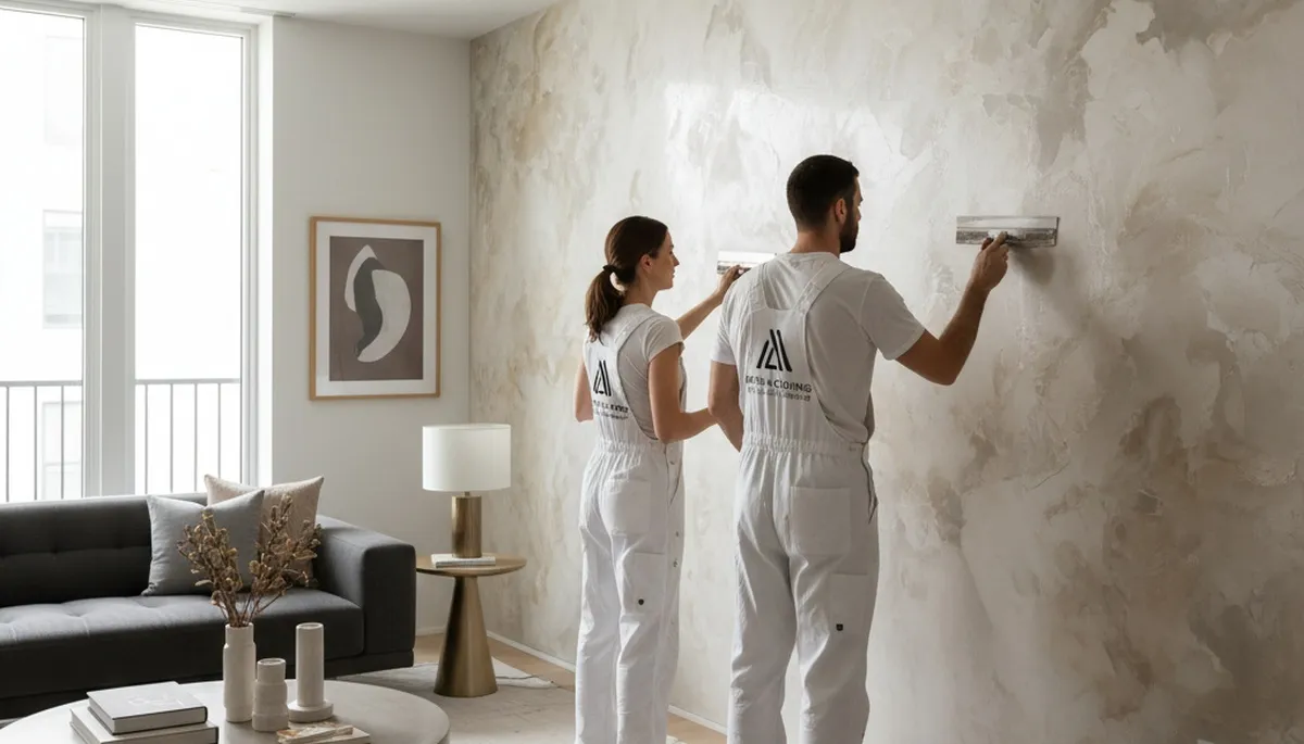 Faux painting in Columbus, OH with custom decorative finishes by expert house painters