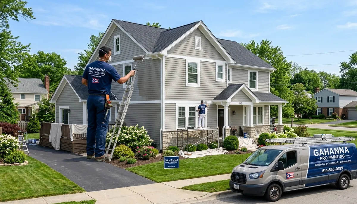Professional house painters in Columbus OH providing expert exterior and interior painting services