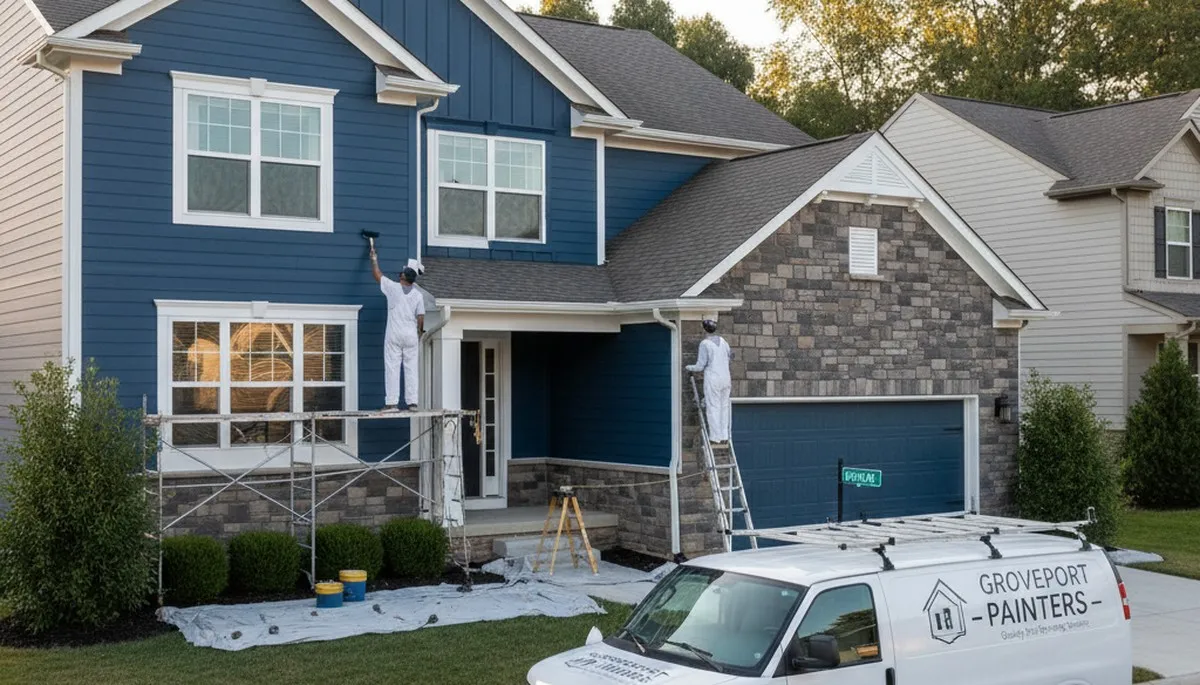 Professional exterior house painting service in Columbus, OH by local painting experts