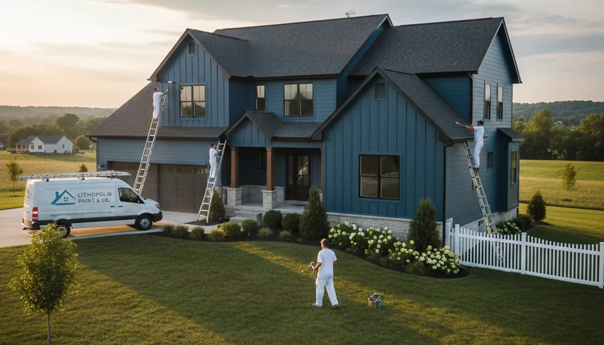 House painting service in Columbus, OH for interior and exterior home painting projects